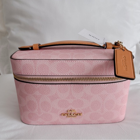 Coach Handbags - Coach Powder Pink Cosmetic Bag